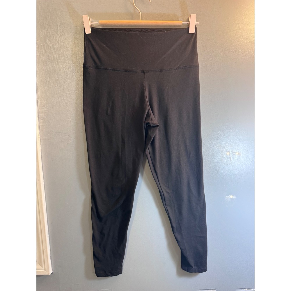 Felina Womens High Waisted Leggings Black Style C6355 Size Medium Activewear